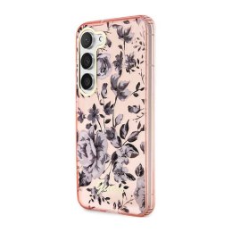 Guess Flower Collection - Case for Samsung Galaxy S23+ (Pink)