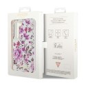 Guess Flower Collection - Case for Samsung Galaxy S23 (White)