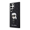 Karl Lagerfeld NFT Saffiano Monogram Ikonik - Case for Samsung Galaxy S23 Ultra (black)