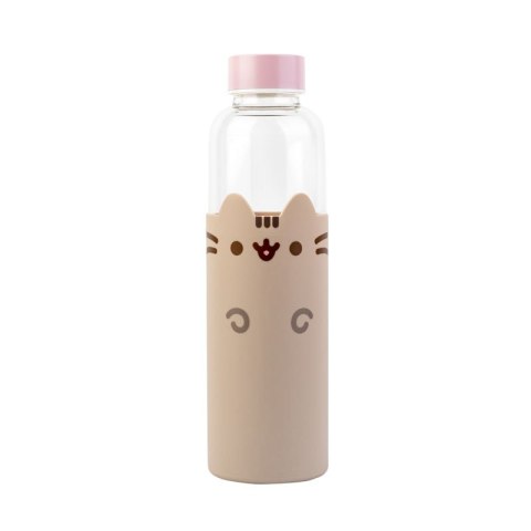 Pusheen - Glass water bottle 500 ml