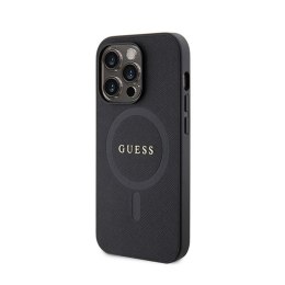 Guess Saffiano MagSafe - Case for iPhone 15 Pro (black)