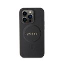 Guess Saffiano MagSafe - Case for iPhone 15 Pro (black)