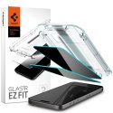 Spigen GLAS.TR EZ FIT Privacy 2-Pack - Tempered glass with privacy filter for iPhone 15 Pro 2pcs