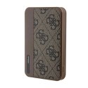 Guess 4G Leather Metal Logo - Power Bank 5000 mAh 15W (brown)