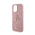 Guess Glitter Script Big 4G - iPhone 15 Pro Case (pink)