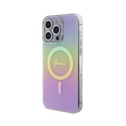 Guess IML Iridescent MagSafe - iPhone 15 Pro Max Case (pink)