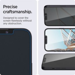Spigen Glas.TR Slim - Tempered glass with privacy filter for iPhone 14 / iPhone 13 Pro / iPhone 13