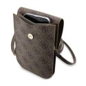 Guess 4G Stripes - Crossbody phone bag (brown)