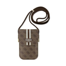 Guess 4G Stripes - Phone crossbody bag (brown)