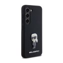 Karl Lagerfeld Silicone Ikonik Metal Pin - Case Samsung Galaxy S24 (czarny)