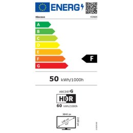 Television Hisense 43A6K 43 LED 4K Ultra HD 43