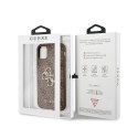 Guess 4G Big Metal Logo - Case for iPhone 11 Pro Max (Brown)
