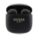 Guess True Wireless Script Logo BT5.3 - TWS headphones + charging case (black)