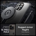 Spigen Rugged Armor Mag MagSafe - Case for iPhone 15 Pro Max (Matte Black)