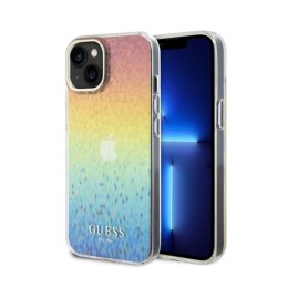 Guess IML Faceted Mirror Disco Iridescent - Case for iPhone 15 (Iridescent)