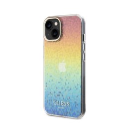 Guess IML Faceted Mirror Disco Iridescent - Case for iPhone 15 (Iridescent)