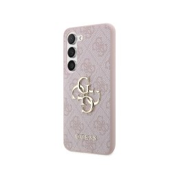 Guess 4G Big Metal Logo - Case for Samsung Galaxy S23 (Pink)