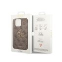 Guess 4G Big Metal Logo - iPhone 15 Pro Max Case (brown)