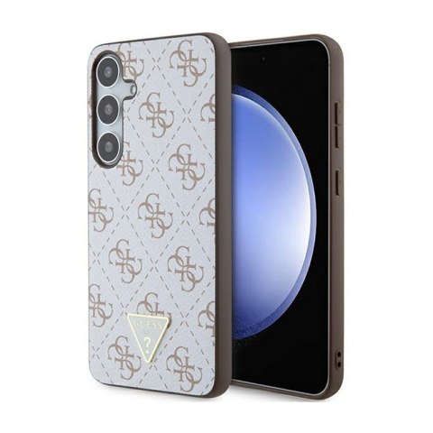 Guess 4G Triangle Metal Logo - Case Samsung Galaxy S24+ (White)