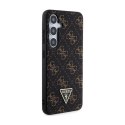 Guess 4G Triangle Metal Logo - Case for Samsung Galaxy S24+ (black)