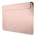 Guess Saffiano Triangle Logo Sleeve - Notebook case 13" / 14" (Pink)