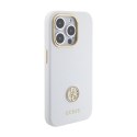 Guess Silicone Logo Strass 4G - iPhone 15 Pro Max Case (white)