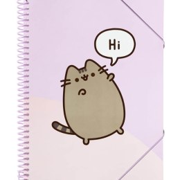 Pusheen - A4 A4 binder with elastic band + 30 transparent shirts