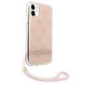 Guess 4G Print Cord - Cover for iPhone 11 (Pink)