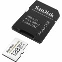 Micro SD Memory Card with Adaptor SanDisk High Endurance UHS-I White 128 GB