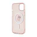 Karl Lagerfeld IML Choupette MagSafe - Case for iPhone 14 / 15 / 13 (Pink)