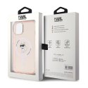 Karl Lagerfeld IML Choupette MagSafe - Case for iPhone 14 / 15 / 13 (Pink)