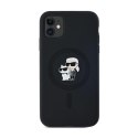 Karl Lagerfeld Silicone Karl & Choupette MagSafe - Case for iPhone 11 (Black)