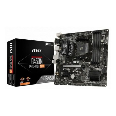 Motherboard MSI B450M PRO-VDH MAX mATX AM4