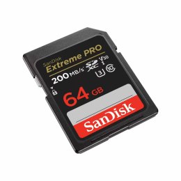 Micro SD Memory Card with Adaptor SanDisk Extreme PRO 64GB Black 64 GB