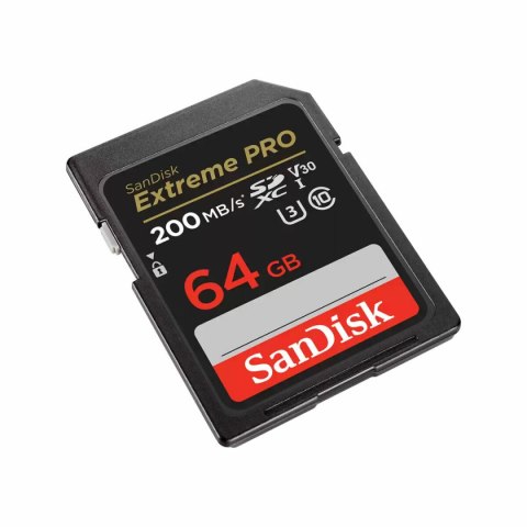 Micro SD Memory Card with Adaptor SanDisk Extreme PRO 64GB Black 64 GB