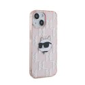 Karl Lagerfeld IML Choupette Head & Monogram - iPhone 13 Case (pink)