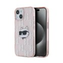 Karl Lagerfeld IML Choupette Head & Monogram - iPhone 15 / 14 / 13 Case (pink)