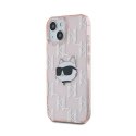 Karl Lagerfeld IML Choupette Head & Monogram - iPhone 15 / 14 / 13 Case (pink)