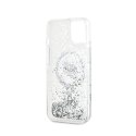 Karl Lagerfeld Liquid Glitter Choupette Head MagSafe - Case for iPhone 15 / 14 / 13 (Transparent)