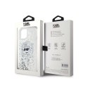 Karl Lagerfeld Liquid Glitter Choupette Head MagSafe - Case for iPhone 15 / 14 / 13 (Transparent)