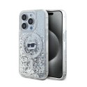 Karl Lagerfeld Liquid Glitter Choupette Head MagSafe - iPhone 13 Pro Case (Transparent)