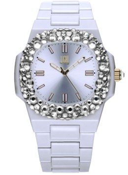 LIGHT TIME Mod. POLYCARBONATE - White w-strass