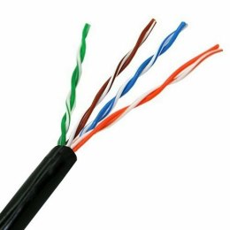 UTP Category 6 Rigid Network Cable Aisens A133-0212 Black 100 m