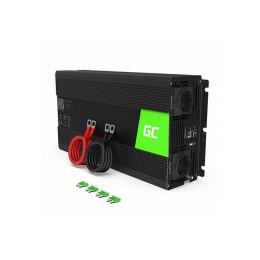 Green Cell - Voltage converter Inverter 24V to 230V 1500W/3000W Pure sine wave