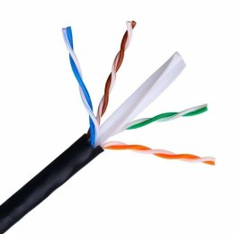UTP Category 6 Rigid Network Cable Aisens A135-0263 Black 100 m