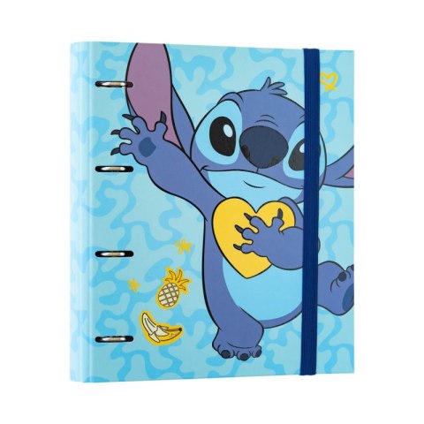 Disney Stitch Tropical - A4 Binder (4 Rings, Elastic Band)