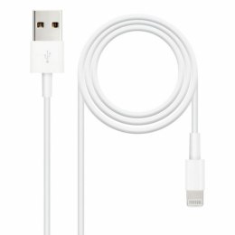 Lightning Cable NANOCABLE CABLE LIGHTNING IPHONE A USB 2.0, IPHONE LIGHTNING-USB A/M, 2.0 M (1 m)