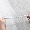 Dudao długi rozciągliwy kabel AUX mini jack 3.5mm sprężyna 150cm biały (L12 white)