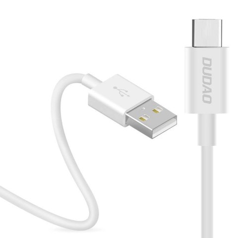 Dudao przewód kabel USB / USB Typ C 3A 1m biały (L1T white)