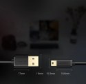 Ugreen kabel przewód USB - mini USB 480 Mbps 2 m czarny (US132 30472)